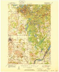Bloomer 1951 topographic map thumbnail