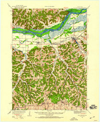 Blue Mounds 1920 topographic map thumbnail