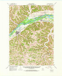 Boscobel 1967 topographic map preview