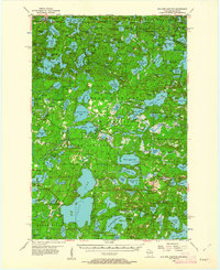 Boulder Junction 1955 topographic map thumbnail