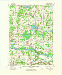 Briggsville 1958 topographic map thumbnail
