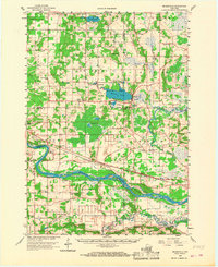 Briggsville 1958 topographic map thumbnail