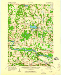 Briggsville 1958 topographic map thumbnail