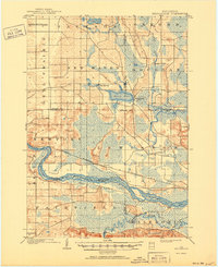 Briggsville 1902 topographic map thumbnail