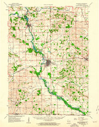 Brodhead 1962 topographic map thumbnail
