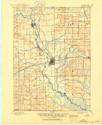 Brodhead 1893 topographic map thumbnail
