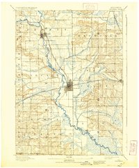 Brodhead 1893 topographic map thumbnail