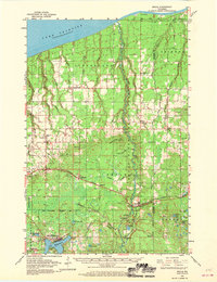 Brule 1961 topographic map thumbnail