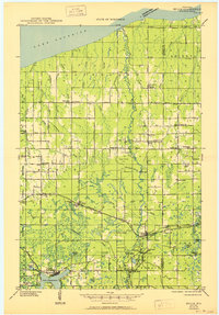 Brule 1947 topographic map thumbnail
