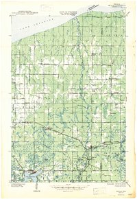 Brule 1947 topographic map thumbnail