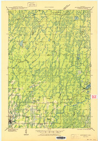 Butternut 1950 topographic map thumbnail