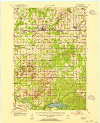 Cadott 1952 topographic map thumbnail