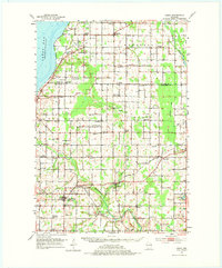 Casco 1952 topographic map thumbnail