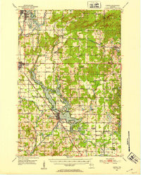 Chetek 1951 topographic map thumbnail