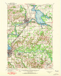 Chippewa Falls 1934 topographic map preview