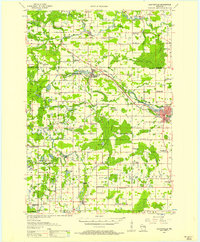 Clintonville 1955 topographic map thumbnail