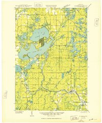 Couderay 1948 topographic map thumbnail