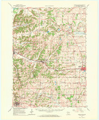 Cross Plains 1962 topographic map thumbnail