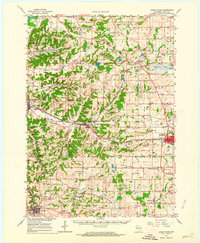 Cross Plains 1962 topographic map thumbnail
