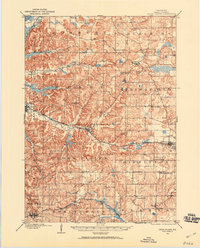 Cross Plains 1907 topographic map thumbnail