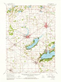 Delavan 1960 topographic map preview
