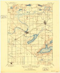 Delavan 1893 topographic map preview