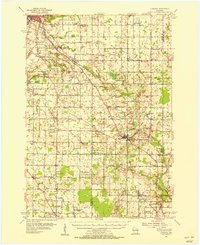 Denmark 1954 topographic map preview