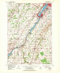 De Pere 1954 topographic map thumbnail