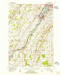 De Pere 1954 topographic map thumbnail