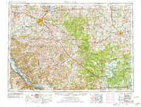 Eau Claire 1953 topographic map thumbnail