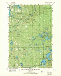 Ellison Lake 1961 topographic map thumbnail