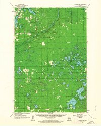 Ellison Lake 1961 topographic map thumbnail