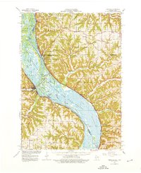 Ferryville 1966 topographic map thumbnail