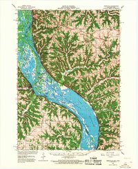 Ferryville 1966 topographic map thumbnail