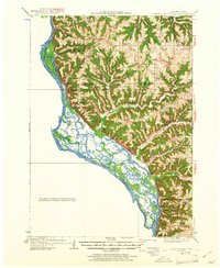 Ferryville 1929 topographic map thumbnail