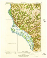 Ferryville 1929 topographic map thumbnail