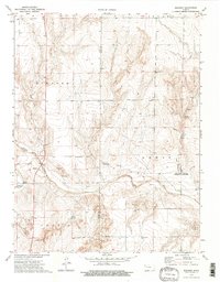 Elkader 1974 topographic map thumbnail