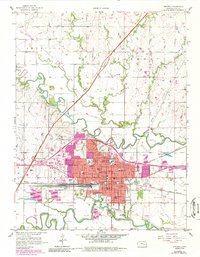 Emporia 1957 topographic map thumbnail