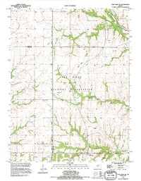 Fort Riley NE 1992 topographic map thumbnail
