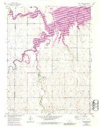 Mill Creek 1953 topographic map thumbnail