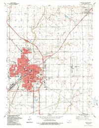 Newton 1989 topographic map thumbnail