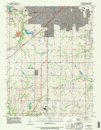 Ocheltree 1991 topographic map thumbnail