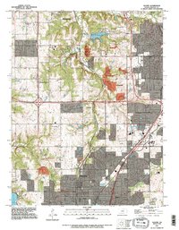 Olathe 1991 topographic map thumbnail