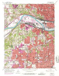 Shawnee 1964 topographic map thumbnail
