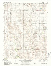 Wild Horse Creek 1979 topographic map thumbnail