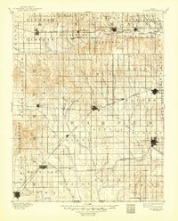 Anthony 1891 topographic map thumbnail