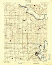 Atchison 1893 topographic map thumbnail