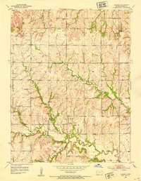 Auburn 1952 topographic map thumbnail