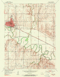 Beloit 1953 topographic map thumbnail