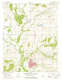 Caney 1961 topographic map thumbnail